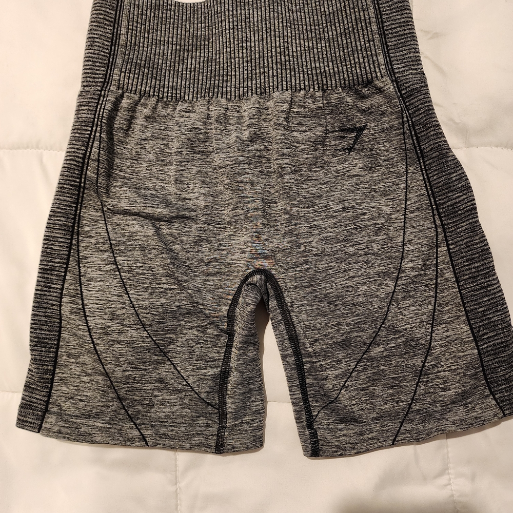 Gymshark Seamless Sculpt High Waisted Shorts Gray Size S (Tag Removed)
